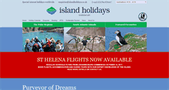 Desktop Screenshot of islandholidays.co.uk